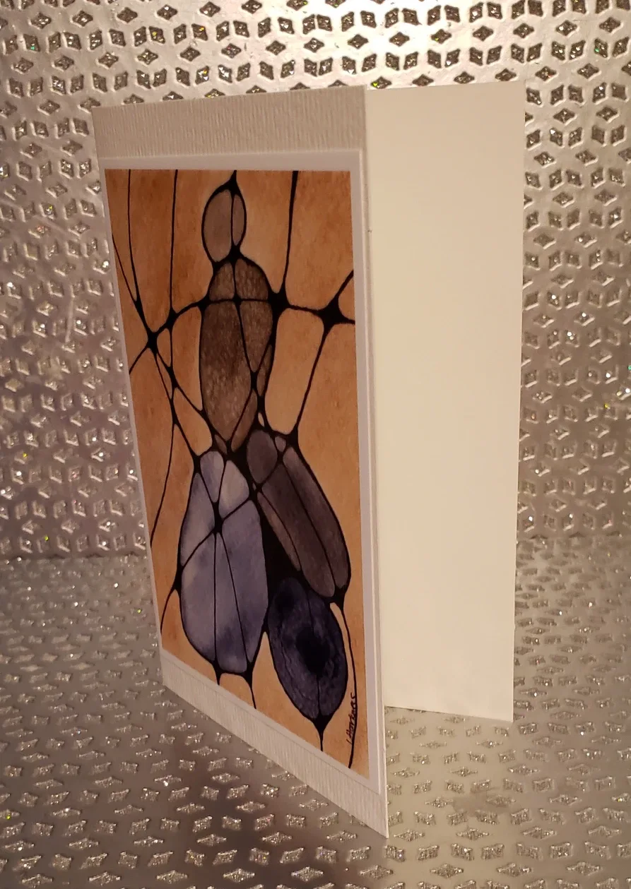 Handcrafted Watercolour Blank Greeting Card image indicator(2)