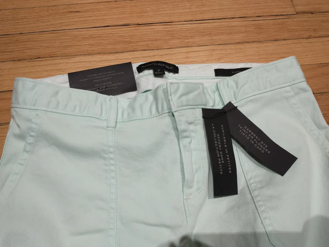 Mint Green Banana Republic Trousers image indicator(2)