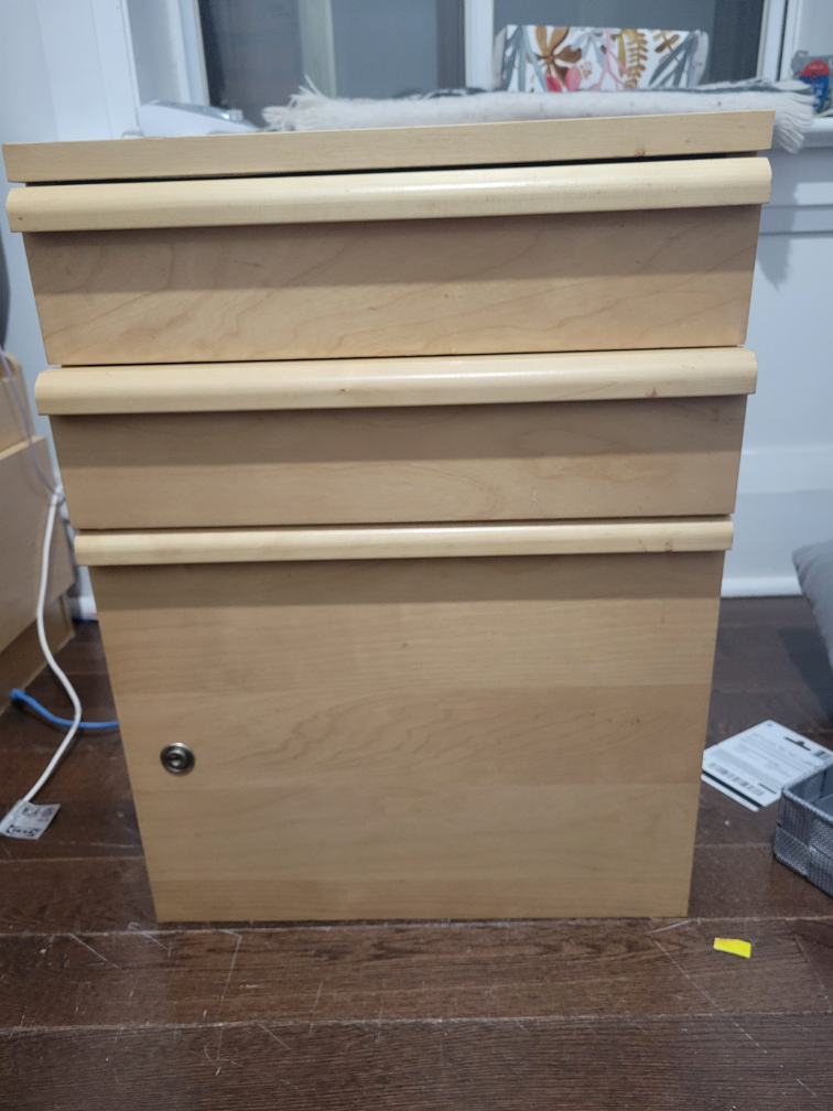 IKEA Wooden Filing Cabinet