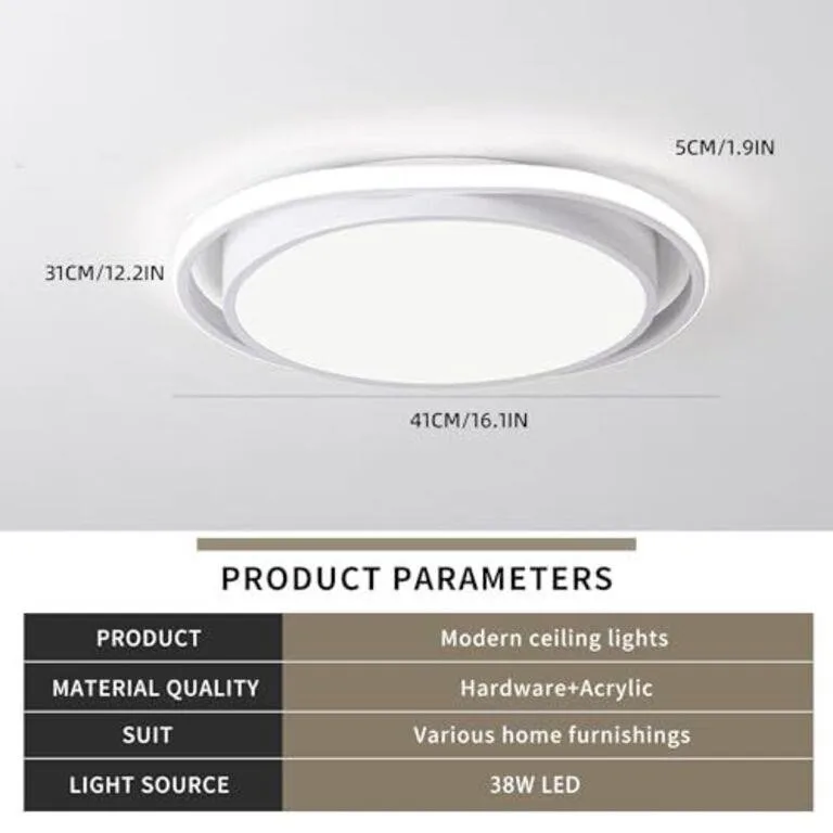 Modern LED Ceiling Light Fixture image indicator(2)