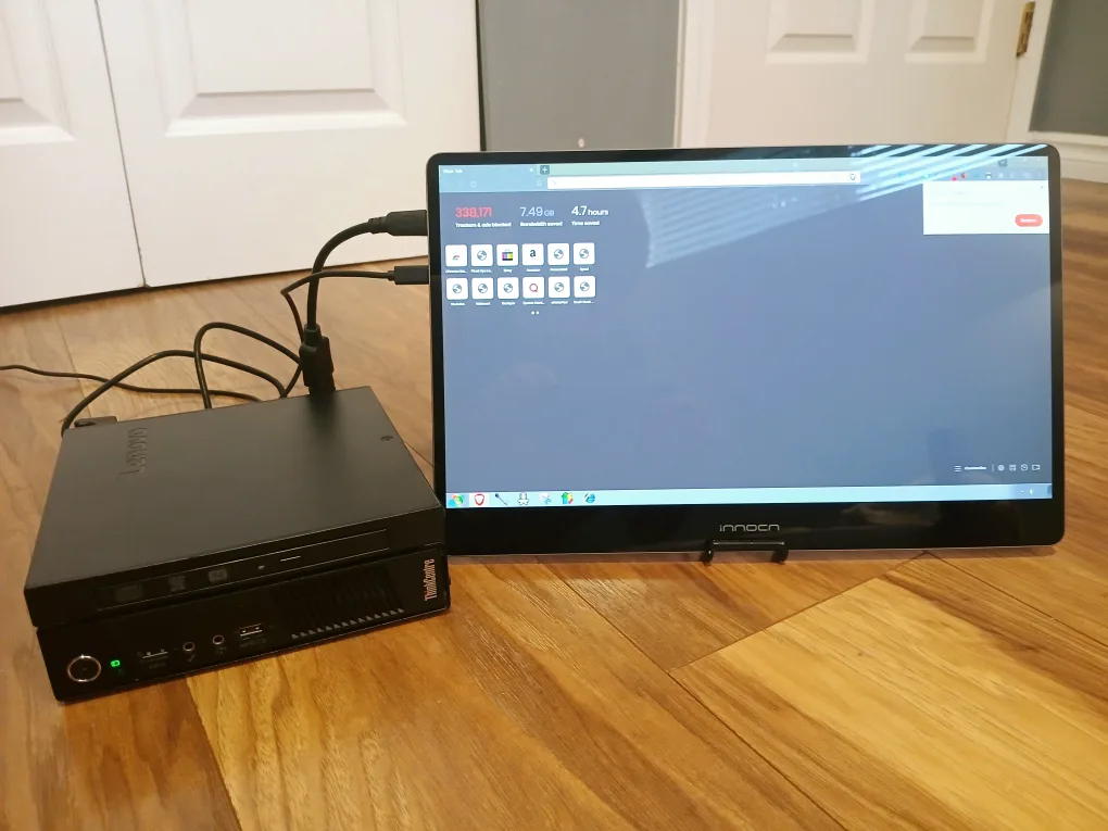 Lenovo Think Centre 500GB Mini PC Computer image indicator(5)