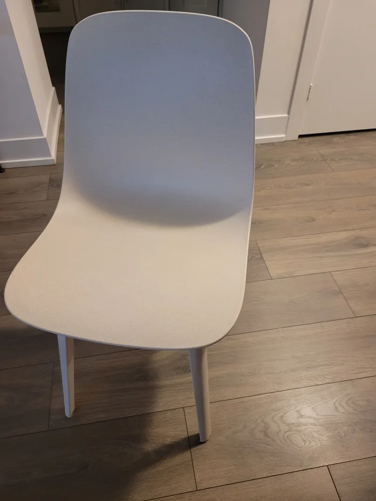 Off-white Plastic Dining Chair image indicator(2)