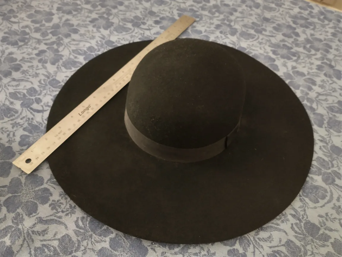 Large black floppy hat image indicator(3)