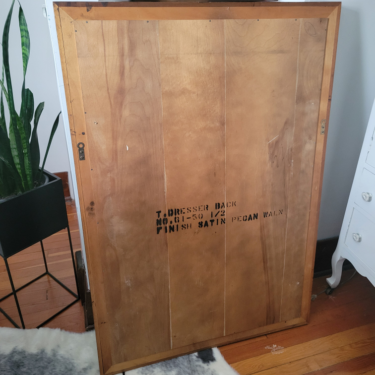 Mid-Century Modern Oval Mirror - photo 4
