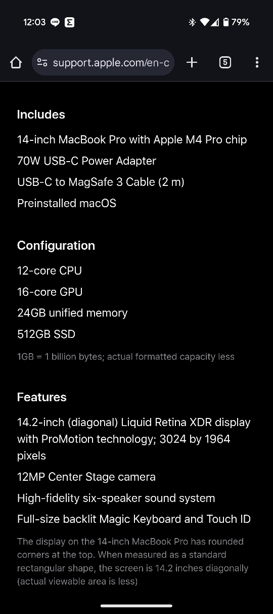 14-inch MacBook Pro - M4 Pro chip, 24GB RAM, 512GB SSD - photo 4