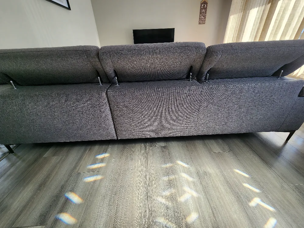 Grey Reclining Sectional Sofa image indicator(2)