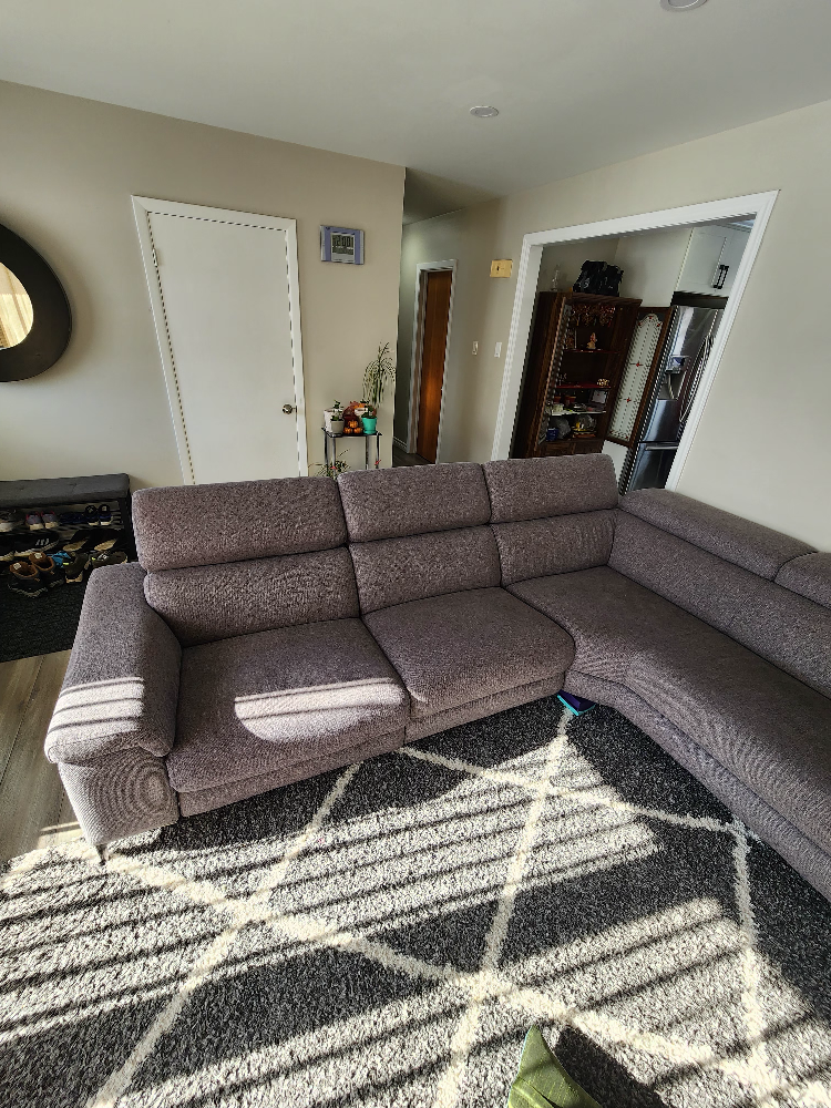 Grey Reclining Sectional Sofa - photo 3