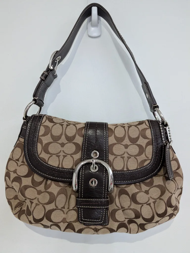 Coach Vintage Signature C Brown  Shoulder Bag thumbnail