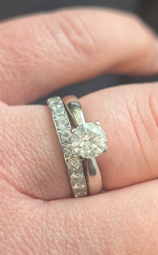 Solitaire Diamond Engagement Ring - photo 5