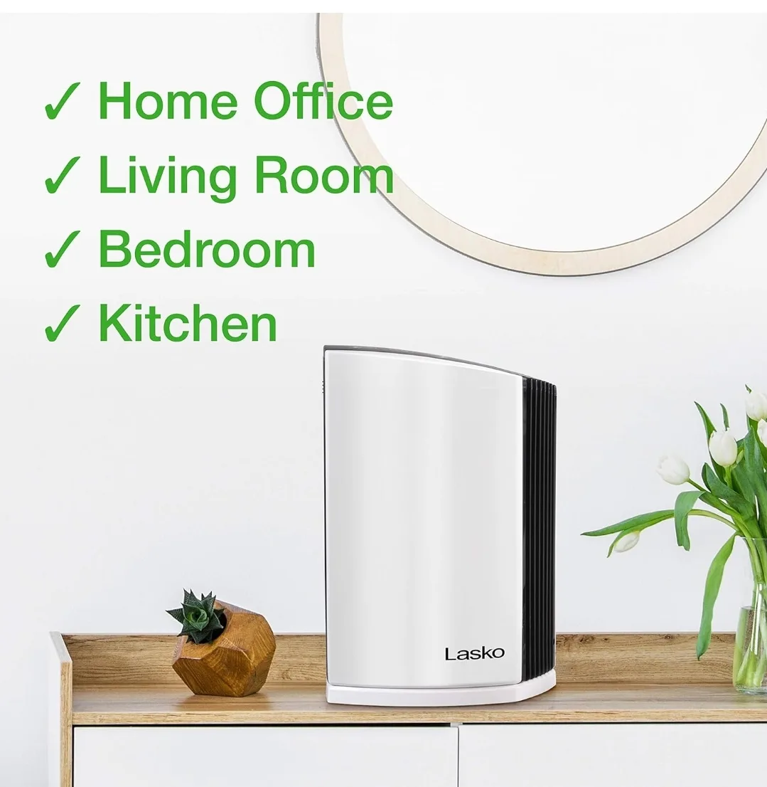 Lasko LP200 HEPA Air Purifier with Timer, 2-Stage Filtration image indicator(6)