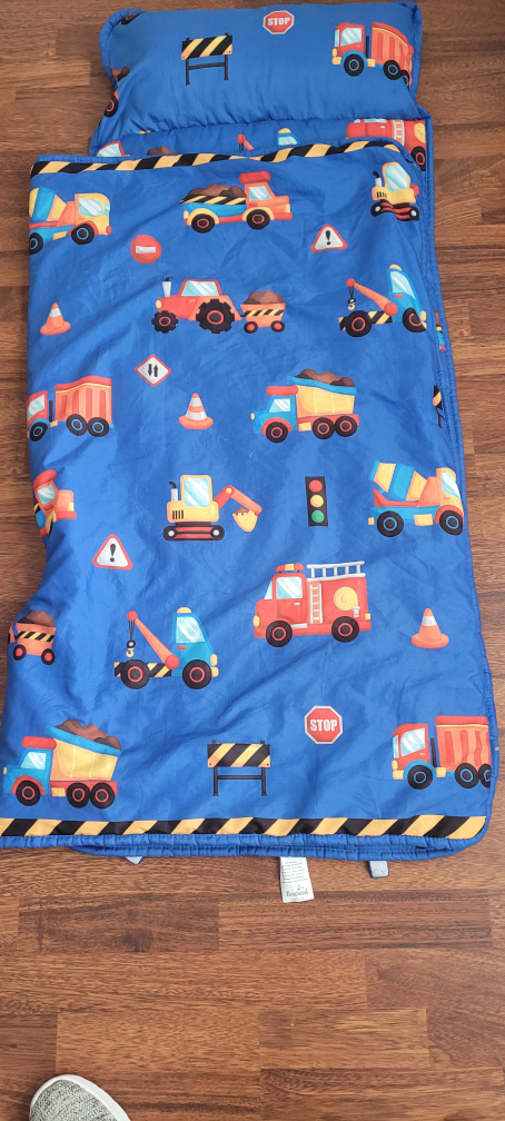 Kids Construction Vehicle Nap Mat