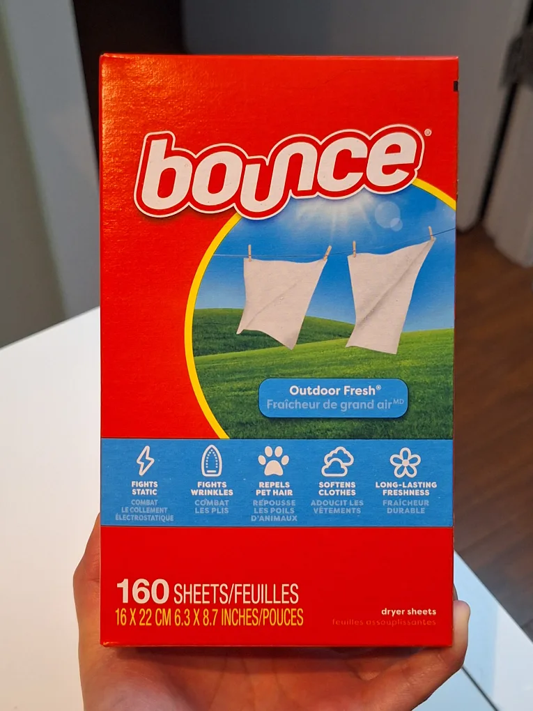 [UNOPEN] Bounce Dryer Sheets Outdoor Fresh Scent 160 Count thumbnail