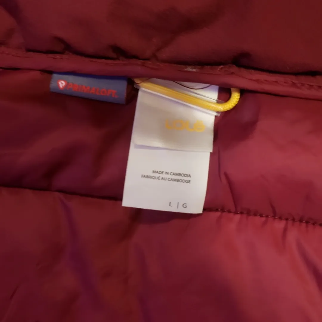 UOLO Women's Size Large Insulated Parka - Burgundy image indicator(4)