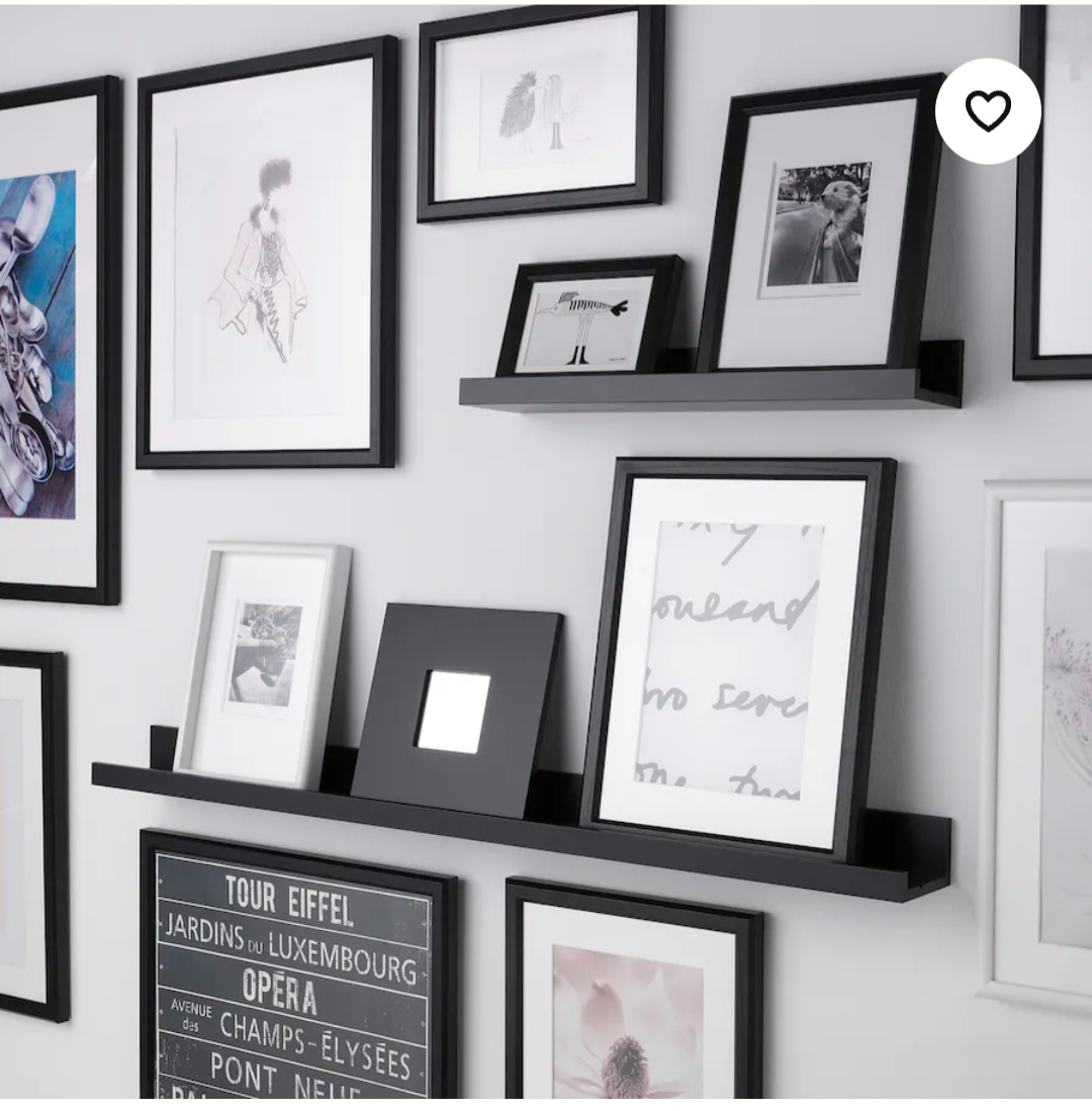IKEA Black Shelves - photo 2