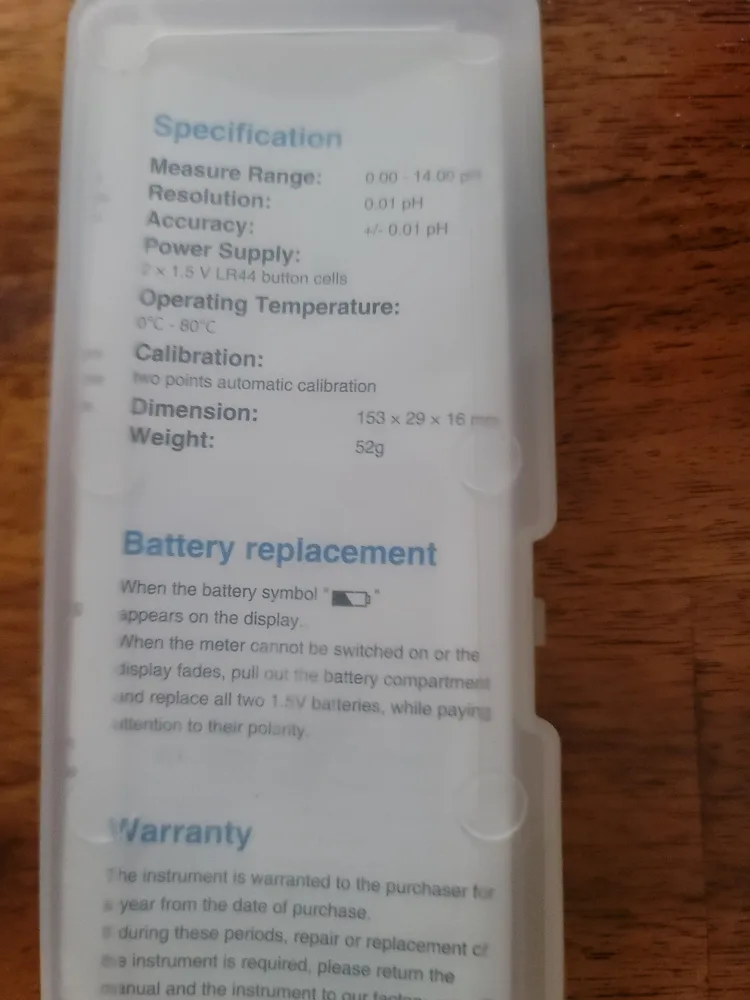 ph meter  for water and soil runoff testing image indicator(2)