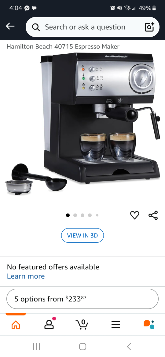 Hamilton Beach 40715 Espresso Maker - photo 2
