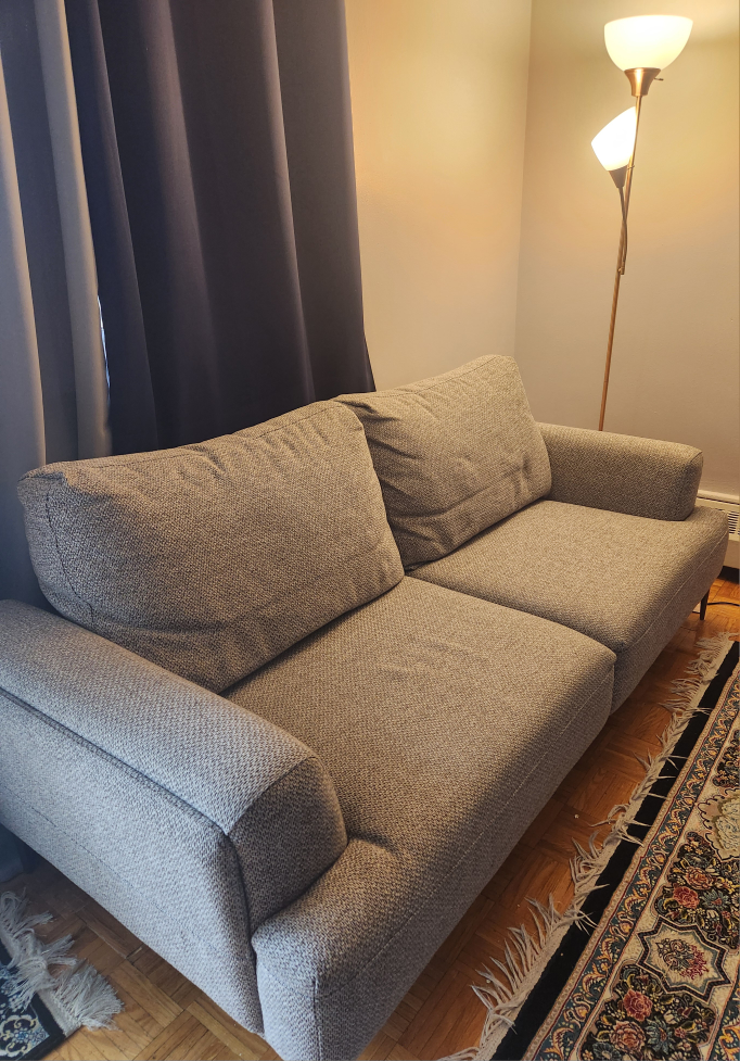 Victor Sofa Grey 3 seater