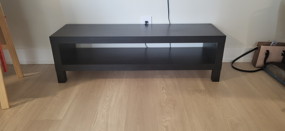 IKEA Lack TV Stand - Black-Brown