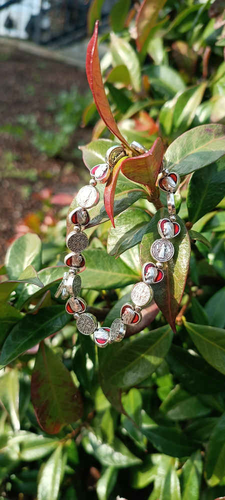 stretch Bracelet with the Virgin Mary and Jesus Christ - photo 2