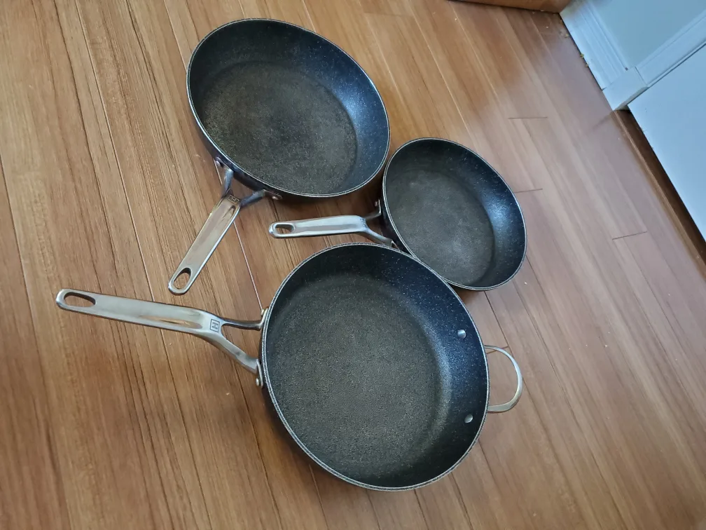 Three-Piece Farberware Non-Stick Frying Pan Set thumbnail