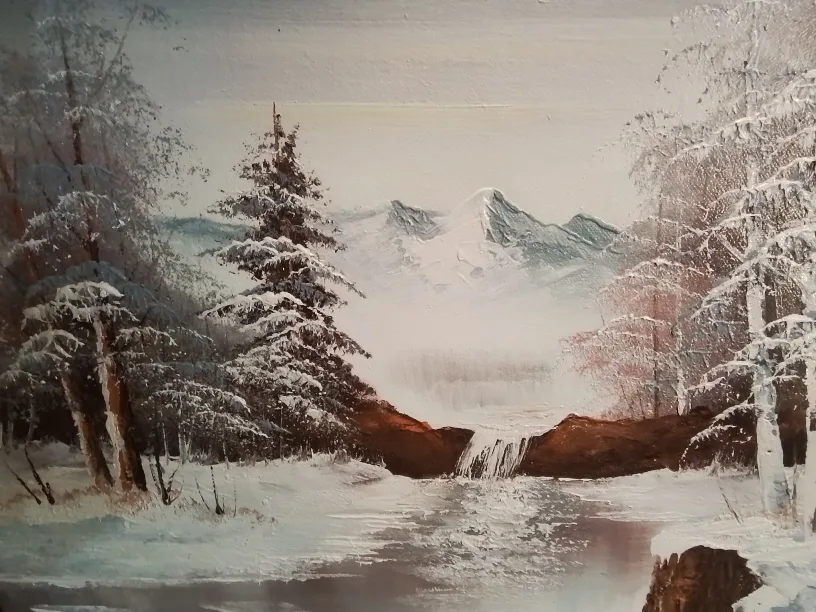 Thomas Kinkade 'Winter Wonderland' Painting image indicator(2)