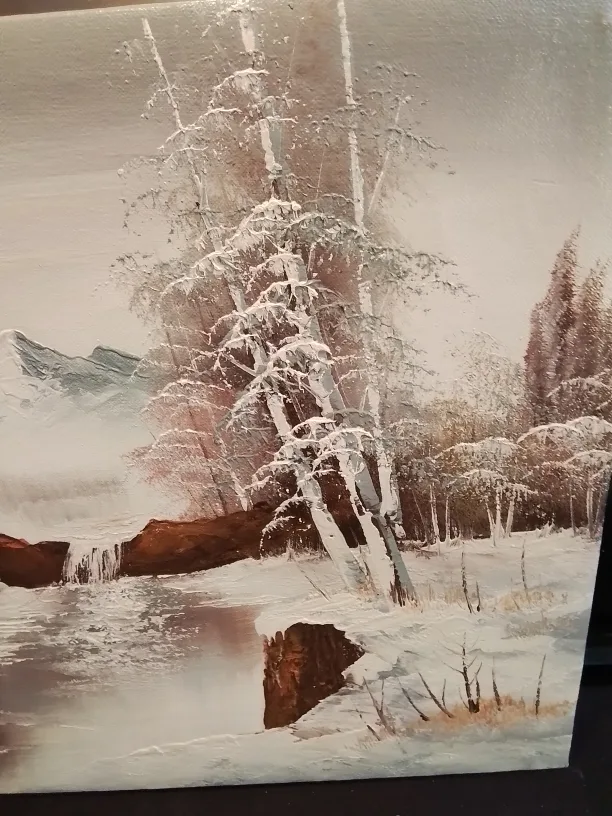 Thomas Kinkade 'Winter Wonderland' Painting image indicator(3)