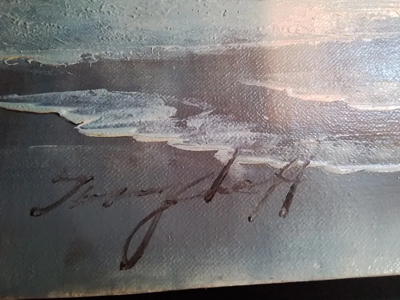 Thomas Kinkade 'Winter Wonderland' Painting image indicator(6)