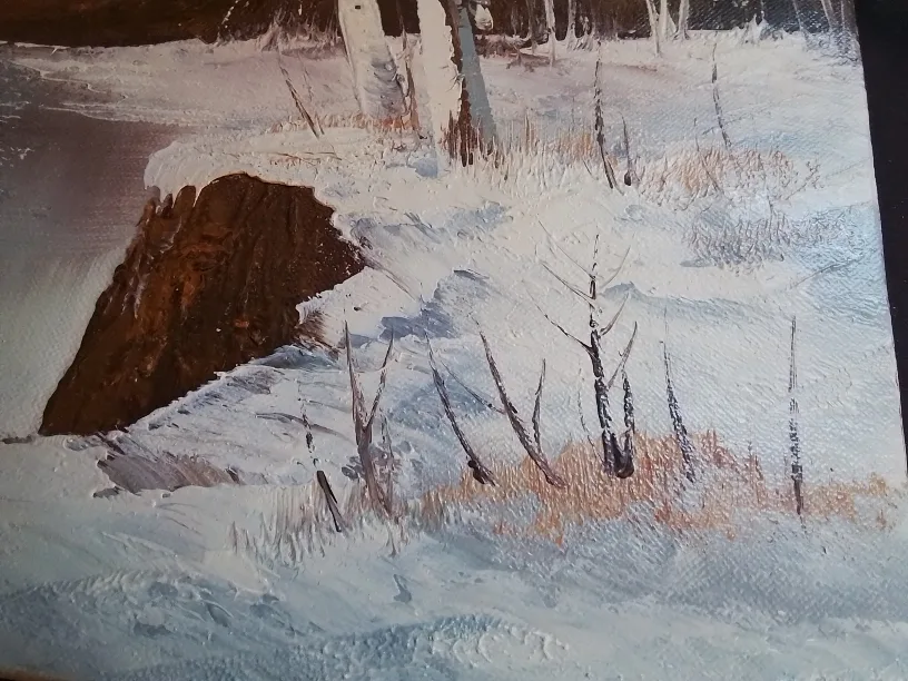 Thomas Kinkade 'Winter Wonderland' Painting image indicator(7)