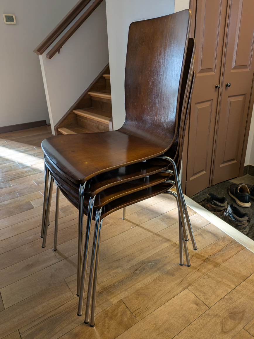 Set of Four Dining Chairs - photo 3