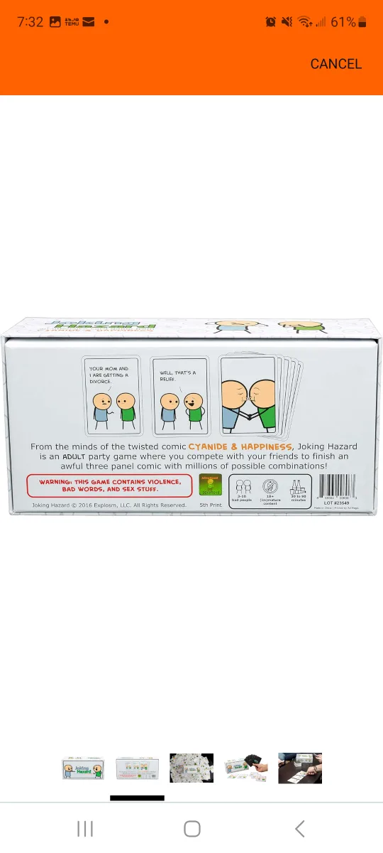 Joking Hazard Card Game image indicator(2)