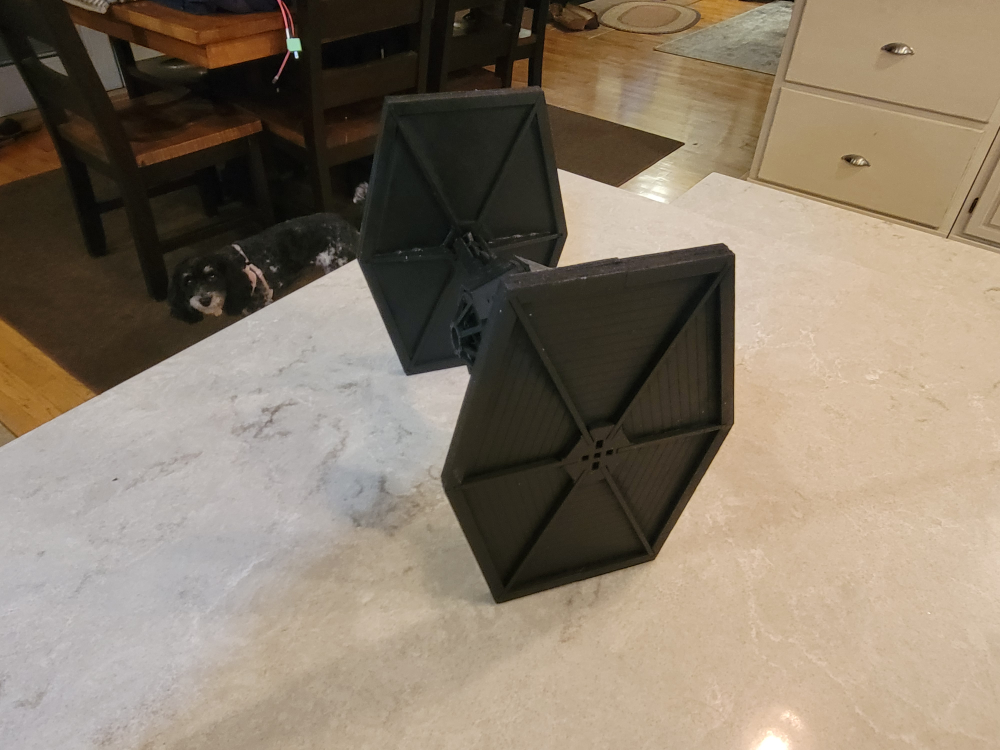 Laser Cut Wood  TIE Fighter Star Wars Model Kit - photo 4