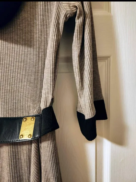 Signature by Rebecca Bonbon Knit Dress with Belt image indicator(4)