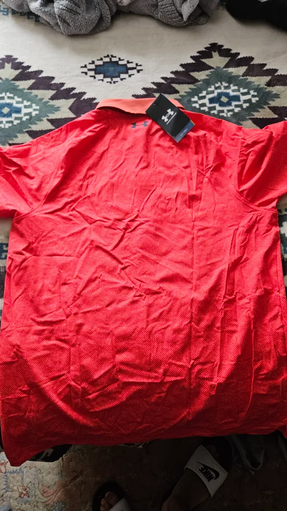 Under Armour Iso-Chill Polo Shirt - Red - Men's Medium image indicator(3)