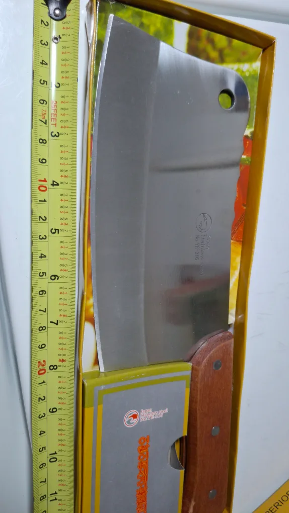 New! Stainless Steel Cleaver Knife image indicator(5)