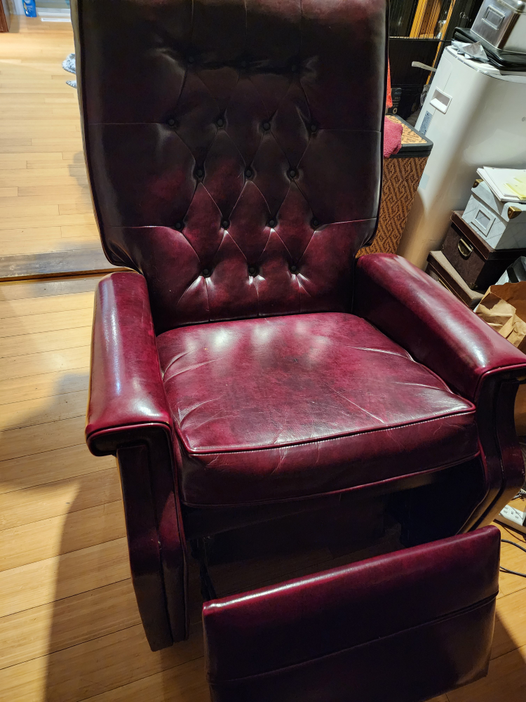 Vintage leather Recliner Chair - photo 2