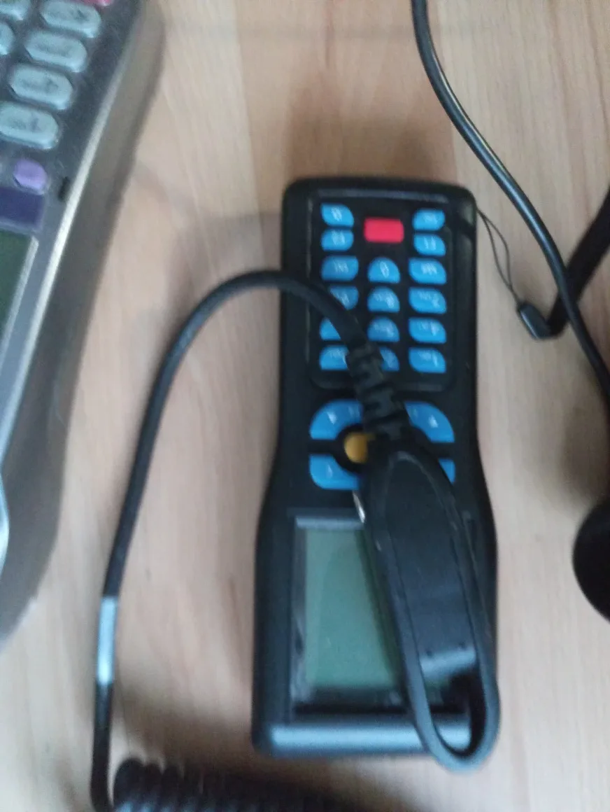 barcode data collector with charger thumbnail