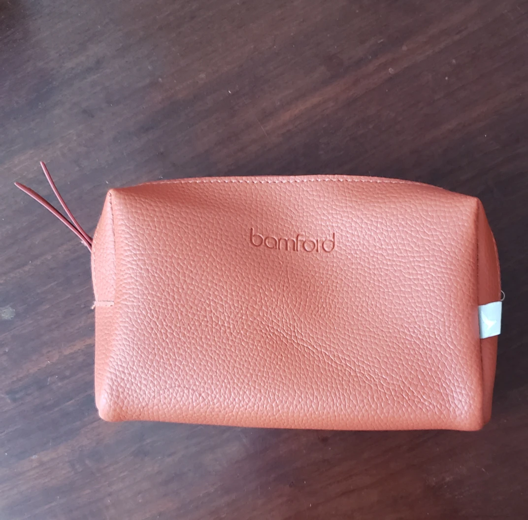 Bamford for Cathay Pacific Leather Cosmetic Case