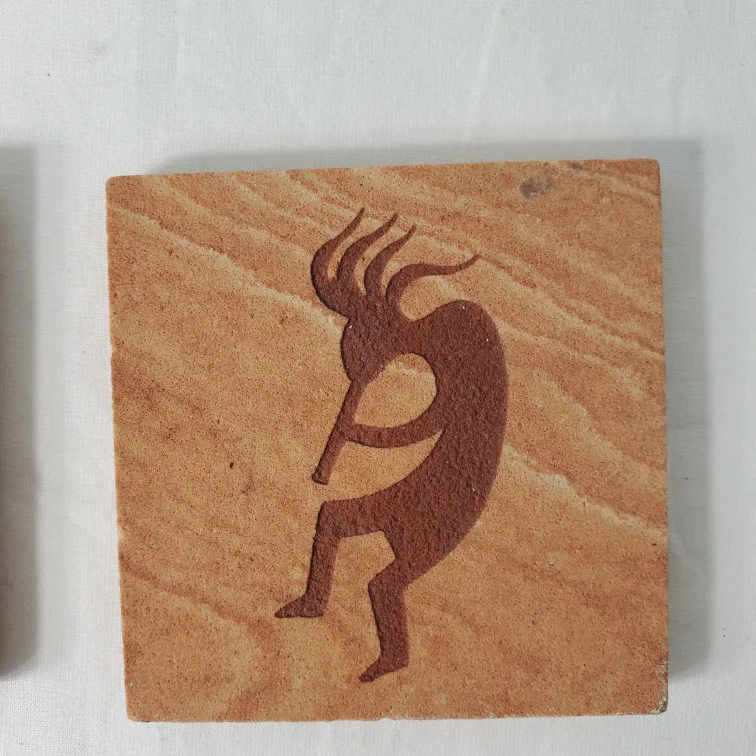 Southwest Design Stone Coasters Set of Four image indicator(4)