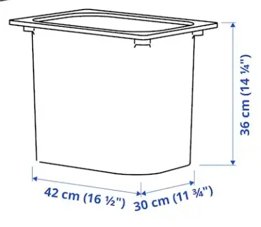 IKEA TROFAST Storage Combination with Bins image indicator(4)