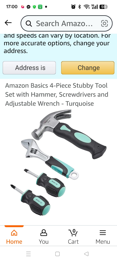 Amazon Basics 4-Piece Stubby Tool Set - photo 2