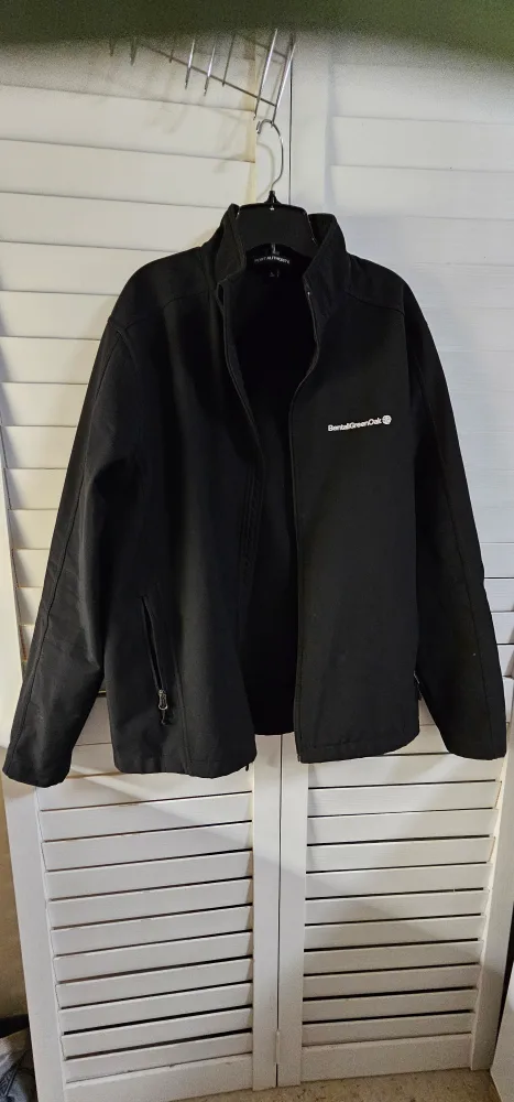 Men's Size Large Black Port Authority Soft Shell Jacket image indicator(3)