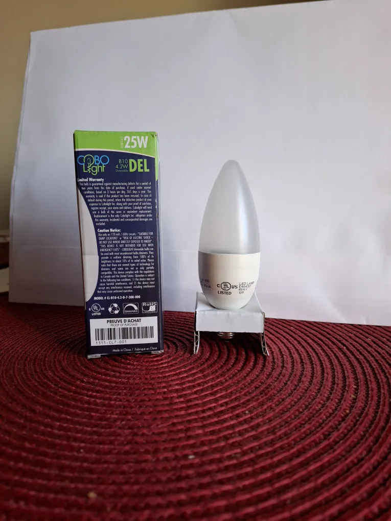 Cobo Light LED Candelabra Light Bulbs Pack of 4 image indicator(3)