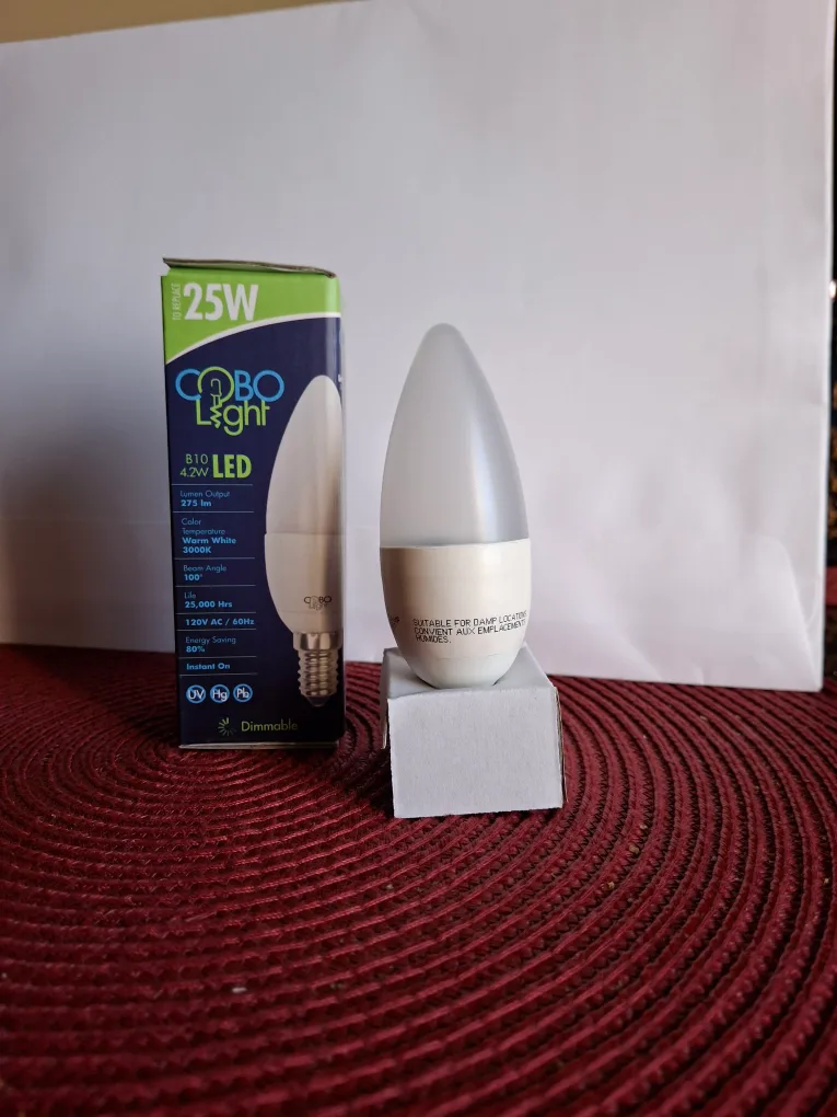 Cobo Light LED Candelabra Light Bulbs Pack of 4 image indicator(4)