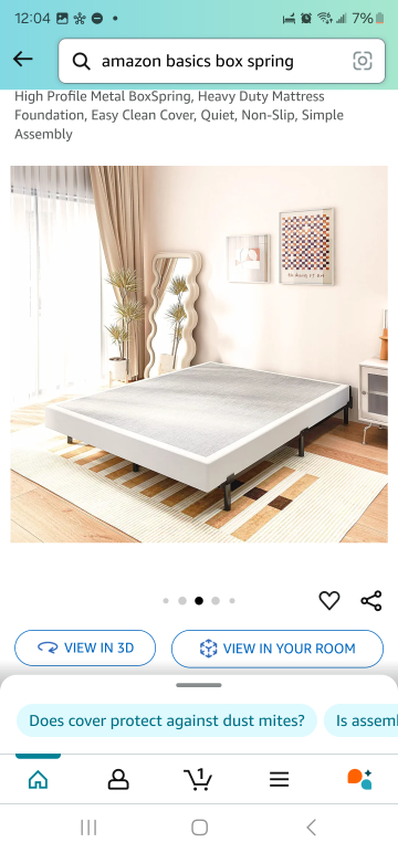 Amazon Basics King Size Box Spring - photo 4