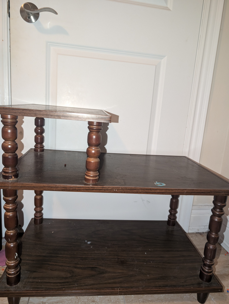 Vintage Two-Tier Side Table
