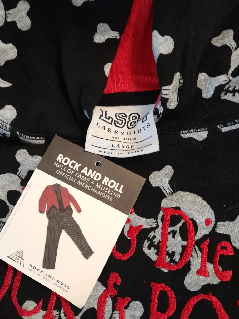 Kids size L rock and roll hoodie image indicator(2)