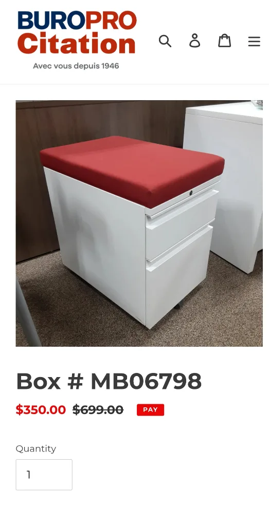 Haworth Three Leg Corner Desk andMobile File Cabinet image indicator(6)