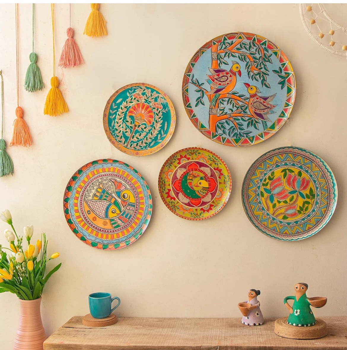 Madhubani Iron Wall Art