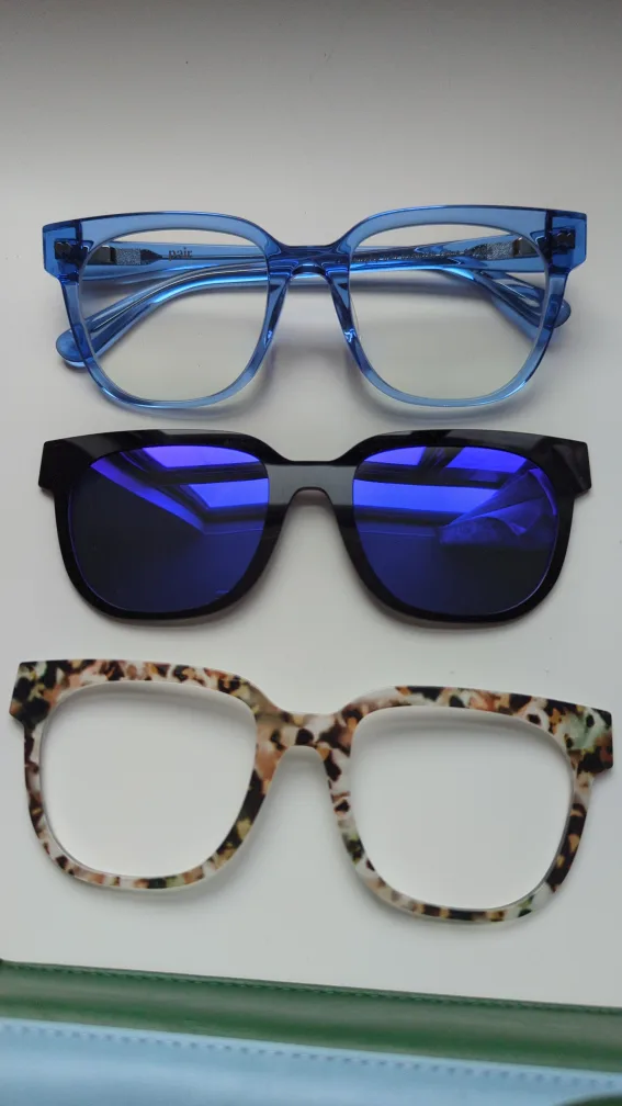 *prescription* Pair Eyewear The Murphy with two toppers image indicator(2)