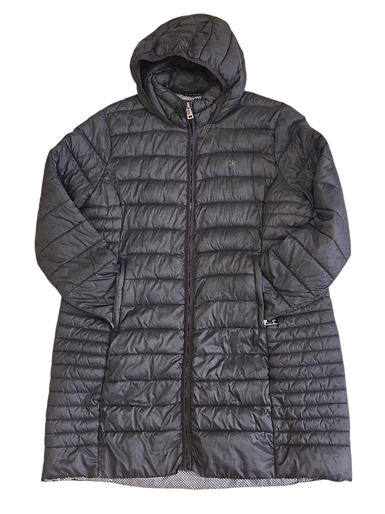Calvin Klein Black Puffer Jacket with Hood